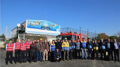 Zabıtadan yangın ve deprem tatbikatı