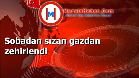 Sobadan sızan gazdan zehirlendi