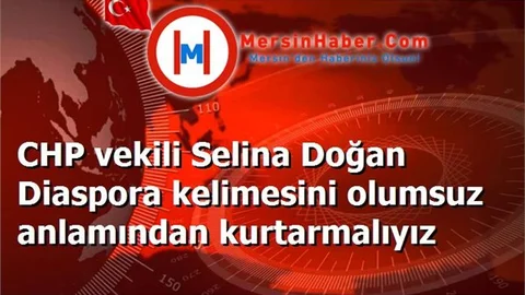 CHP vekili Selina Doğan Diaspora kelimesini olumsuz anlamından kurtarmalıyız
