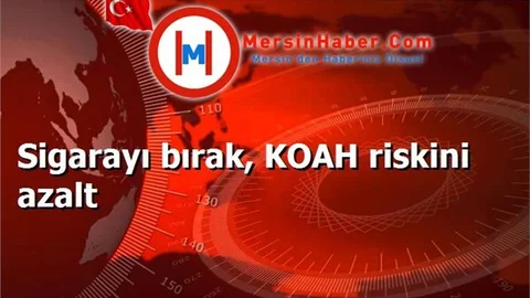 Sigarayı bırak, KOAH riskini azalt