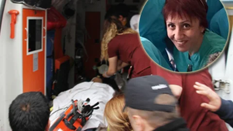 Hastanede Eski Koca Dehşet Saçtı