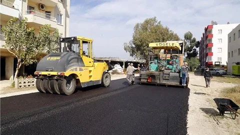 Erdemli Limonlu'da Sıcak Asfalt