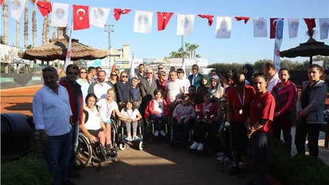 Tekerlekli Sandalye Türkiye Tenis Şampiyonası Mersin’de Yapıldı