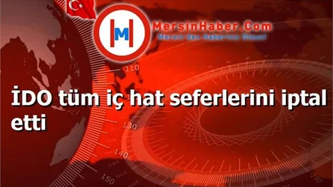 İDO tüm iç hat seferlerini iptal etti