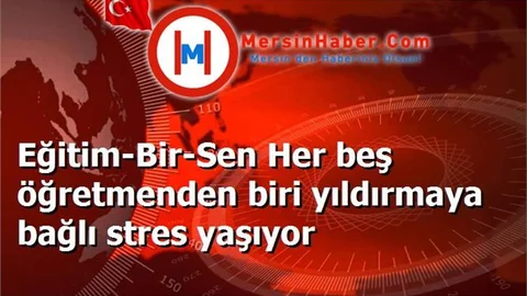 Eğitim-Bir-Sen Her beş öğretmenden biri yıldırmaya bağlı stres yaşıyor