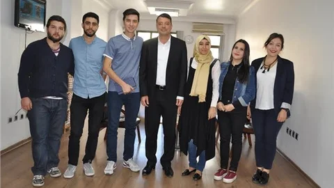 Öğrenci Topluluğundan Başkan Turgut'a Ziyaret