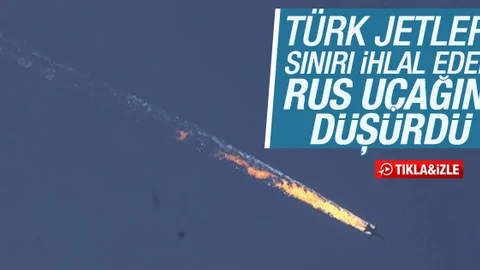 Suriye sınırında savaş uçağı düştü