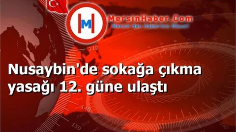Nusaybin'de sokağa çıkma yasağı 12. güne ulaştı