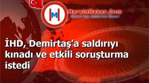 İHD, Demirtaş’a saldırıyı kınadı ve etkili soruşturma istedi