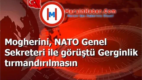 Mogherini, NATO Genel Sekreteri ile görüştü Gerginlik tırmandırılmasın