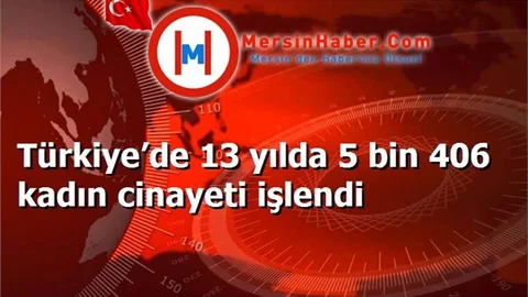 Türkiye’de 13 yılda 5 bin 406 kadın cinayeti işlendi