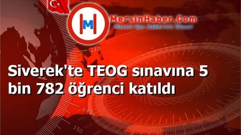 Siverek'te TEOG sınavına 5 bin 782 öğrenci katıldı