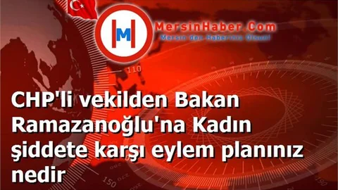 CHP'li vekilden Bakan Ramazanoğlu'na Kadın şiddete karşı eylem planınız nedir
