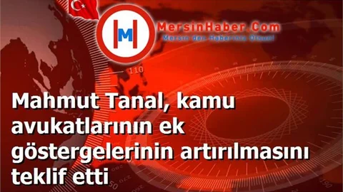 Mahmut Tanal, kamu avukatlarının ek göstergelerinin artırılmasını teklif etti