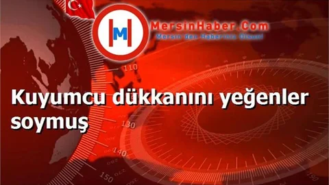 Kuyumcu dükkanını yeğenler soymuş