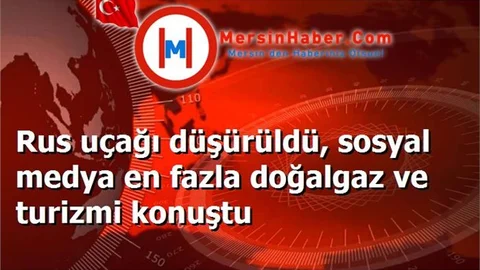 Rus uçağı düşürüldü, sosyal medya en fazla doğalgaz ve turizmi konuştu