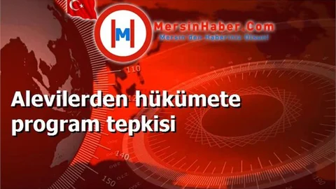 Alevilerden hükümete program tepkisi