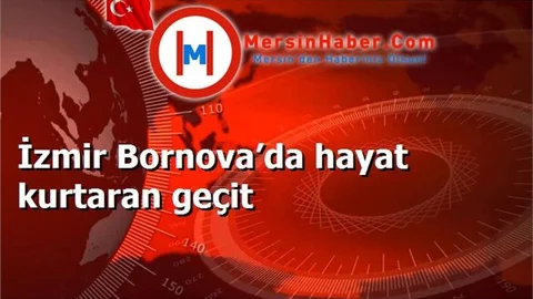 İzmir Bornova’da hayat kurtaran geçit