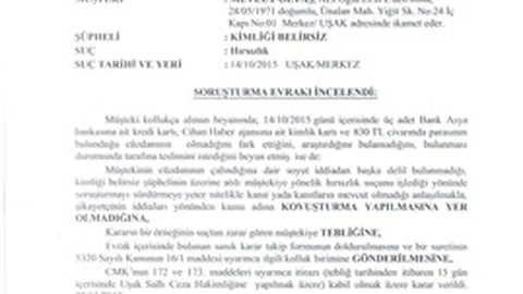 Gazetecinin gözaltında kaybolan cüzdanı için savcılık kovuşturmaya gerek görmedi