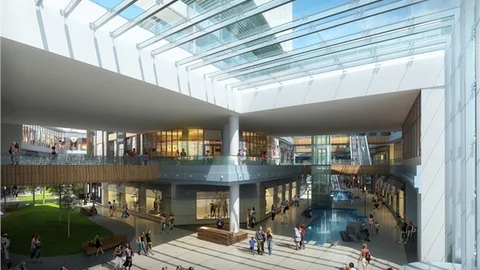 Avrupa’nın üzeri açılıp kapanabilen ilk AVM’si açıldı