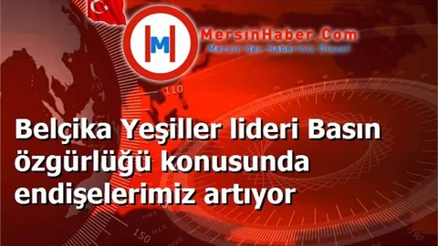 Belçika Yeşiller lideri Basın özgürlüğü konusunda endişelerimiz artıyor