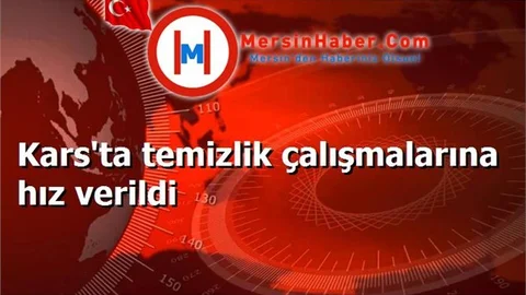 Kars'ta temizlik çalışmalarına hız verildi