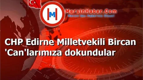 CHP Edirne Milletvekili Bircan 'Can'larımıza dokundular