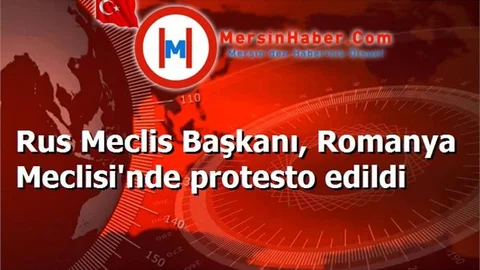 Rus Meclis Başkanı, Romanya Meclisi'nde protesto edildi