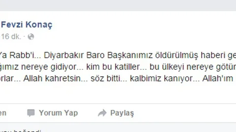 Kayseri Baro Başkanı Konaç İnsanlık nereye gidiyor, kalbimiz kanıyor