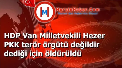 HDP Van Milletvekili Hezer PKK terör örgütü değildir dediği için öldürüldü