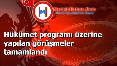 Hükümet programı üzerine yapılan görüşmeler tamamlandı