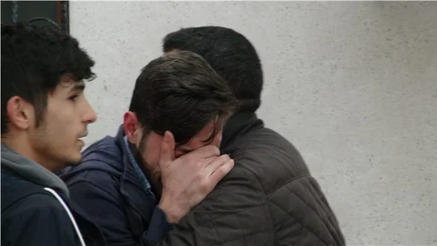 Vinç kazasında ölen antrenörü öğrencileri gözyaşlarıyla uğurladı