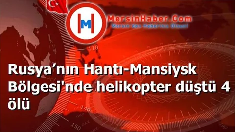 Rusya 'da Helikopter Düştü