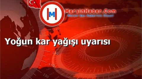 Yoğun kar yağışı uyarısı