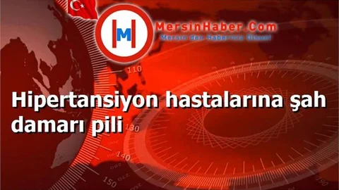 Hipertansiyon hastalarına şah damarı pili