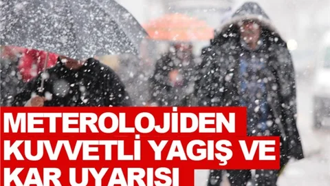 Ülke Genelinde Hava Durumu: Yoğun Kar ve Kuvvetli Yağışı Uyarısı