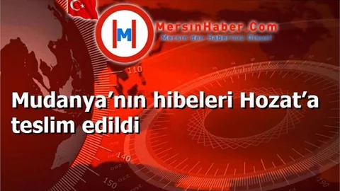 Mudanya’nın hibeleri Hozat’a teslim edildi