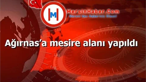 Ağırnas’a mesire alanı yapıldı