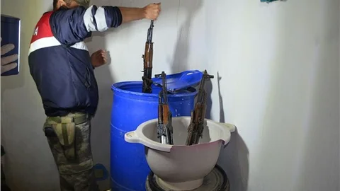 Şanlıurfa'da silah operasyonu 3 gözaltı