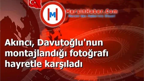 Davutoğlu'nun montajlandığı fotoğrafı hayretle karşıladı