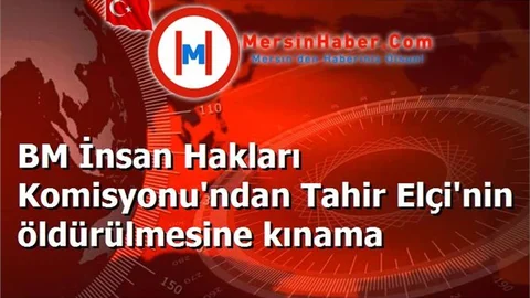 BM İnsan Hakları Komisyonu'ndan Tahir Elçi'nin öldürülmesine kınama