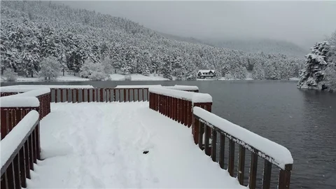 Gölcük’te kartpostallık manzara