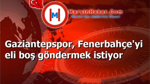 Gaziantepspor, Fenerbahçe'yi eli boş göndermek istiyor