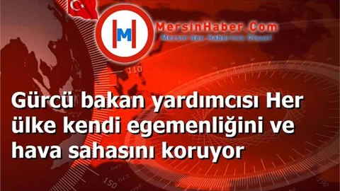 Gürcü bakan yardımcısı Her ülke kendi egemenliğini ve hava sahasını koruyor