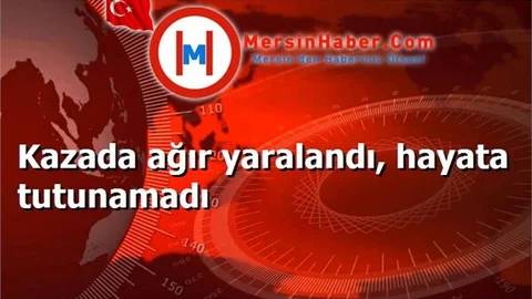 Kazada ağır yaralandı, hayata tutunamadı