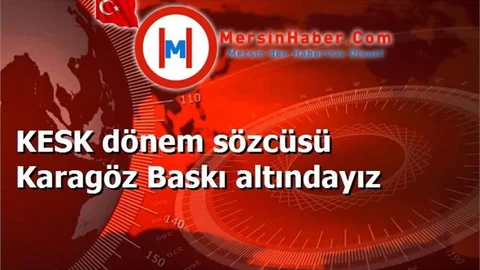 KESK dönem sözcüsü Karagöz Baskı altındayız