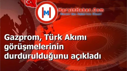 Gazprom, Türk Akımı görüşmelerinin durdurulduğunu açıkladı