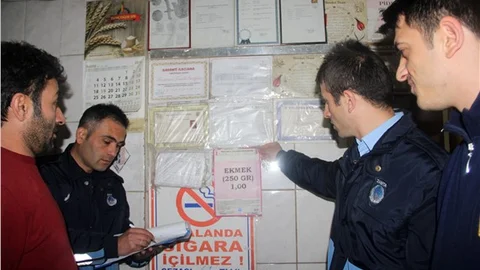 Yusufeli'nde fırınlar denetlendi