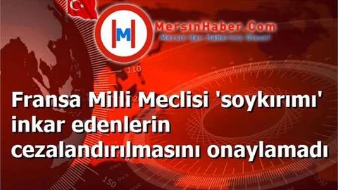 Fransa Milli Meclisi 'soykırımı' inkar edenlerin cezalandırılmasını onaylamadı
