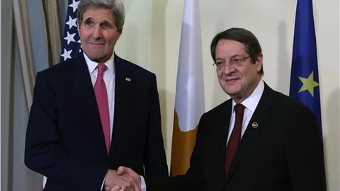 ABD Dışişleri Bakanı Kerry, Kıbrıs'ta